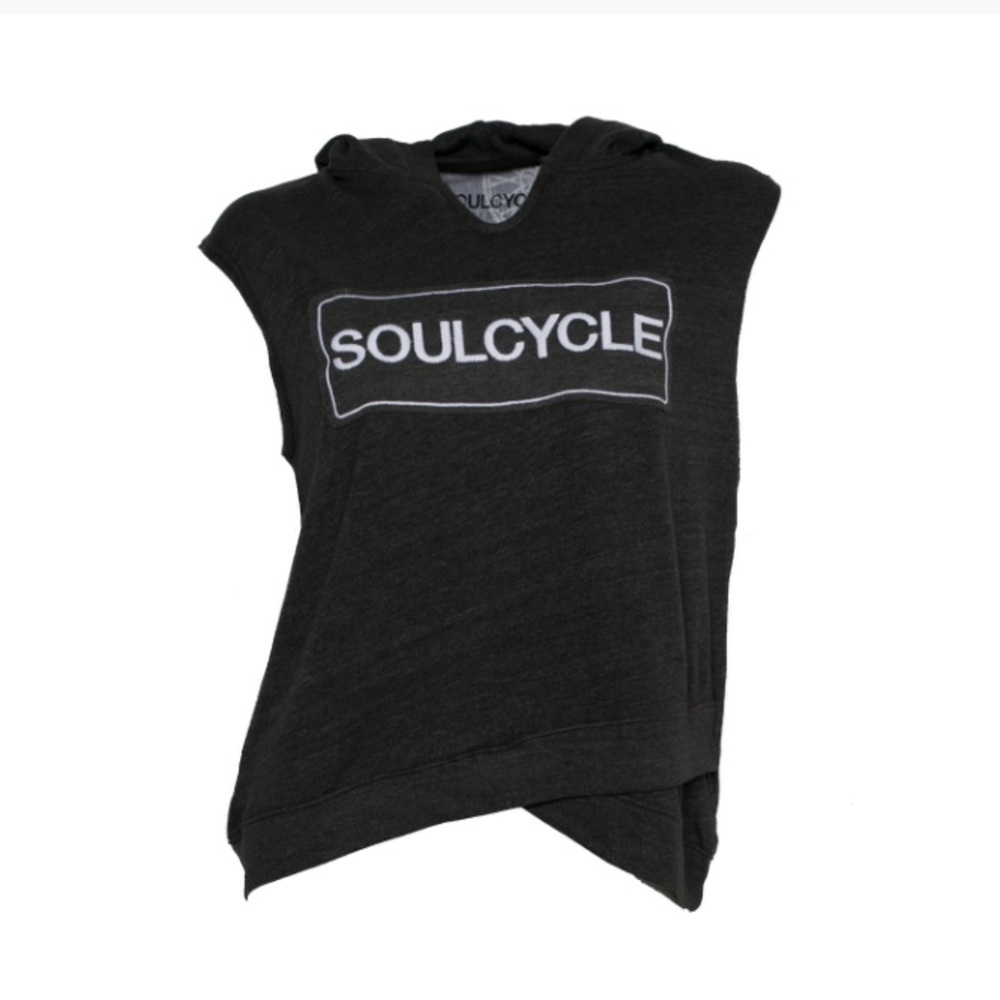 NWT Soulcycle Patch Criss Cross SL Hoodie